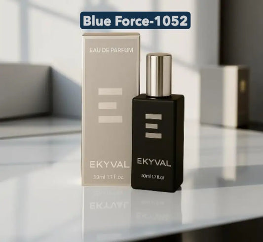 Perfume masculino Blue Force 1052 inspirado en Sauvage de Dior, aroma fresco, vibrante y moderno, ideal para verano y uso diario.
 en ZAYROA.